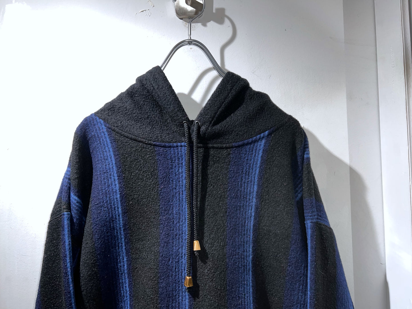00s Striped Fleece Hoodie