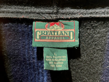 00s Striped Fleece Hoodie