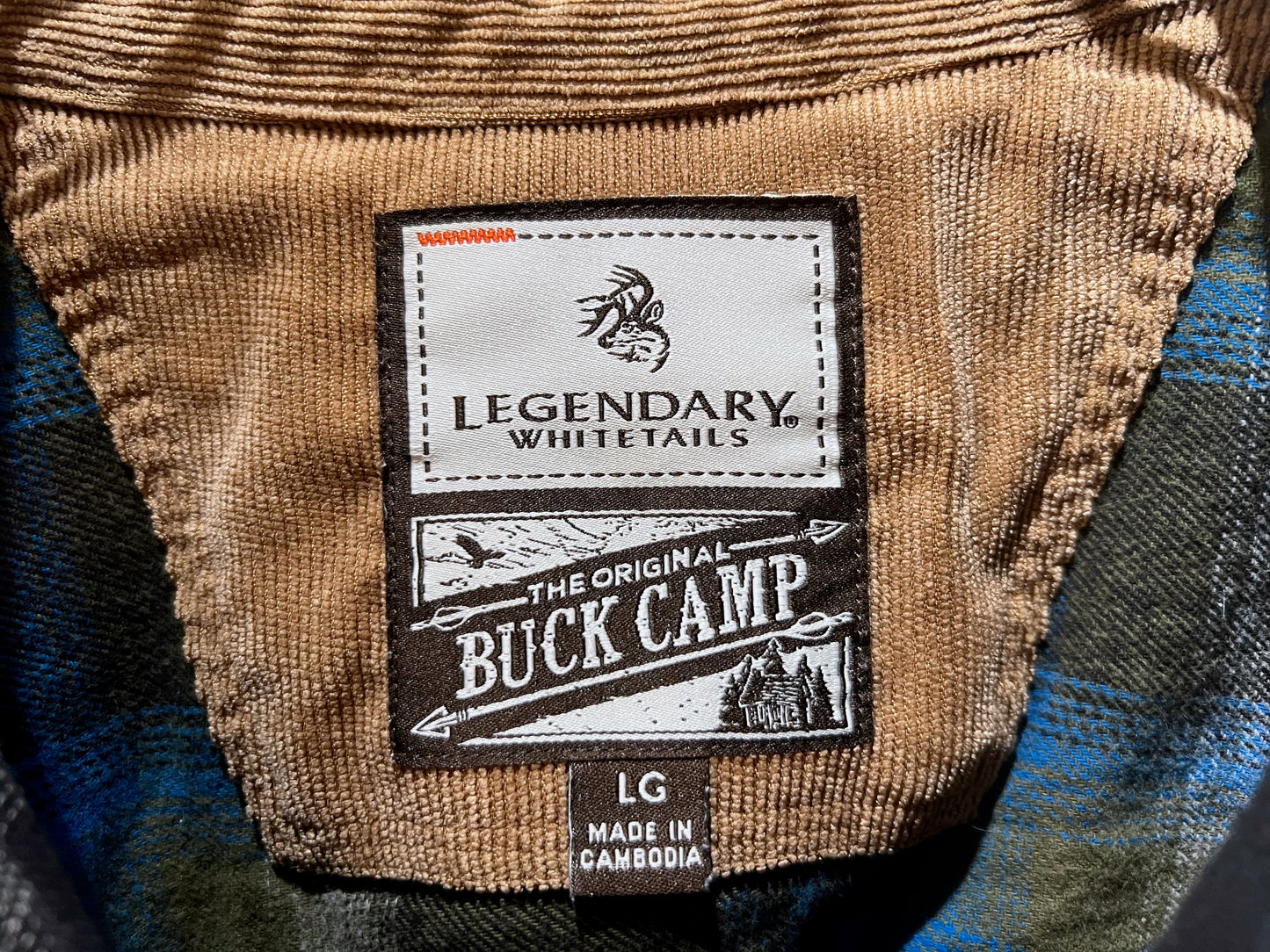 Legendary Whitetails Buck Camp Cotton Ombre Shirt