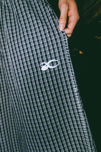 PE°CORE BAGGY PLAID SHORTS