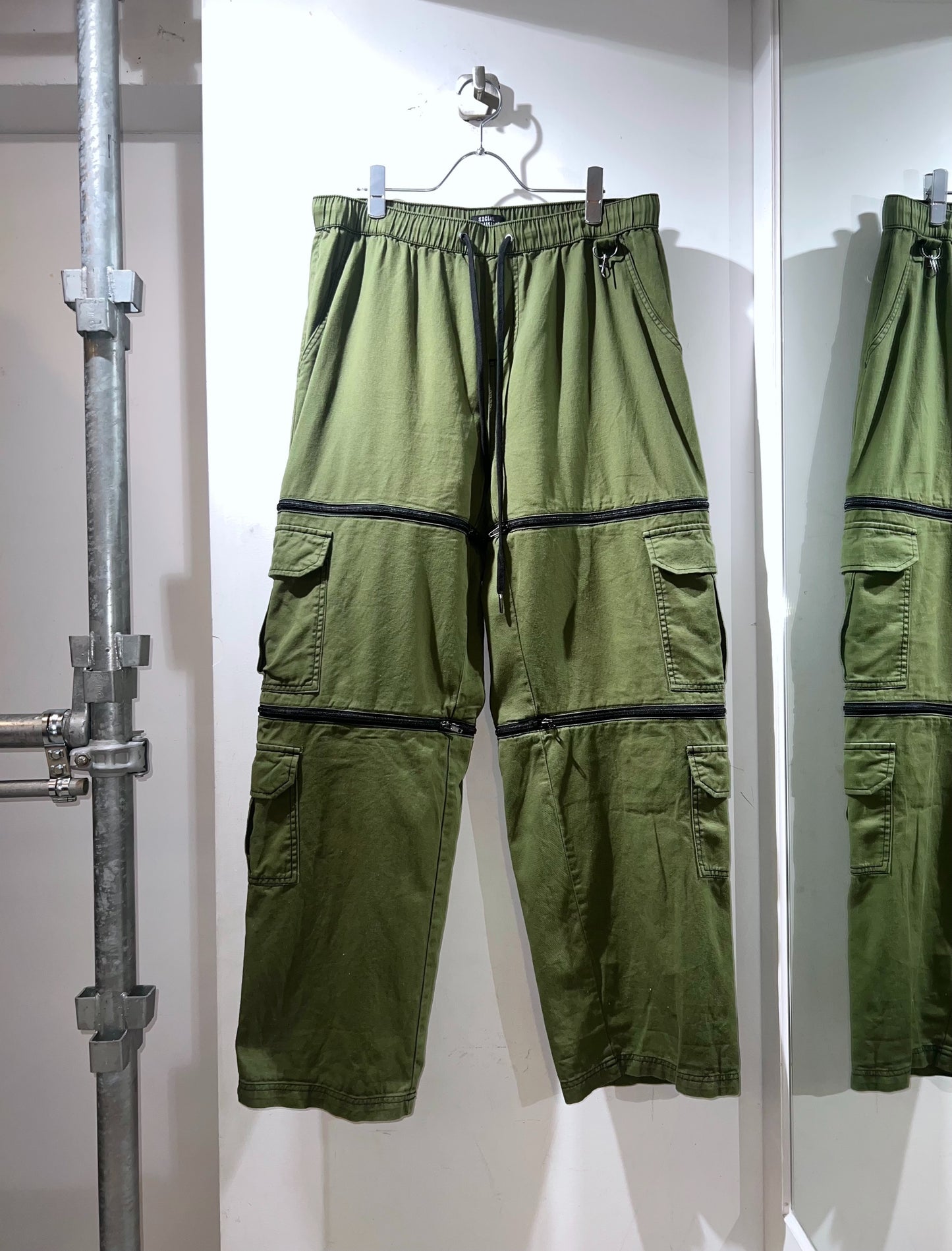 10's Military Green Zip-Off EZ Cargos