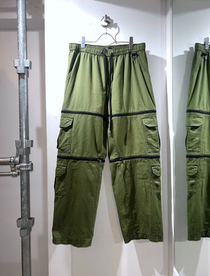 10's Military Green Zip-Off EZ Cargos