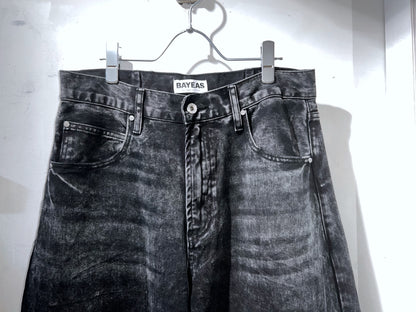 10s Stone Wash Barrel Balloon Denim Pants