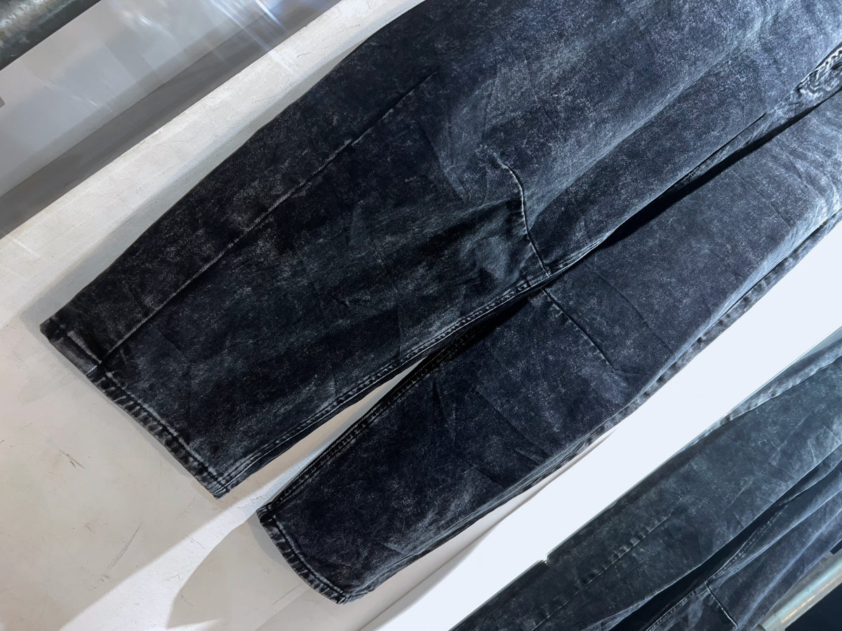 10s Stone Wash Barrel Balloon Denim Pants