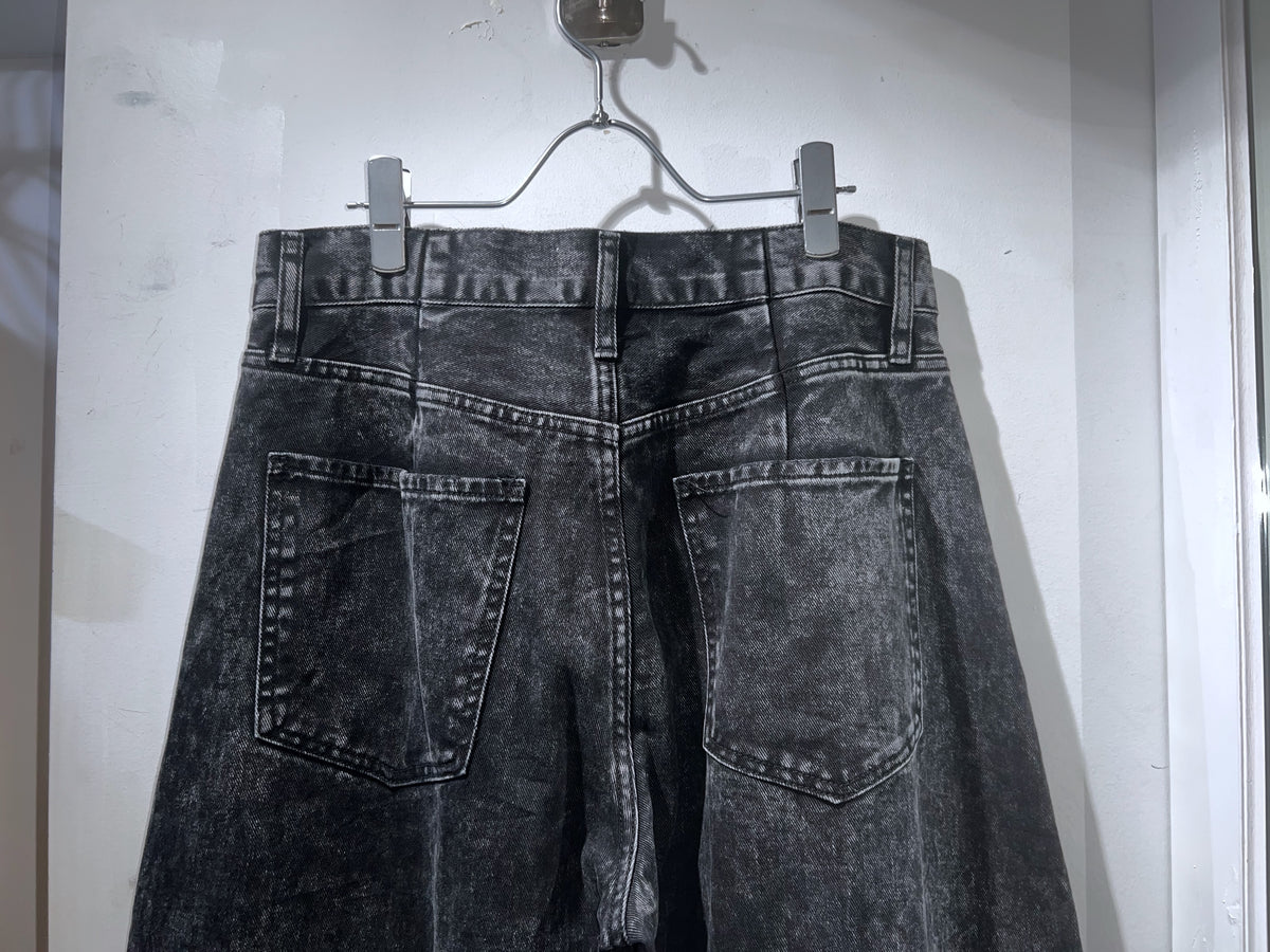 10s Stone Wash Barrel Balloon Denim Pants