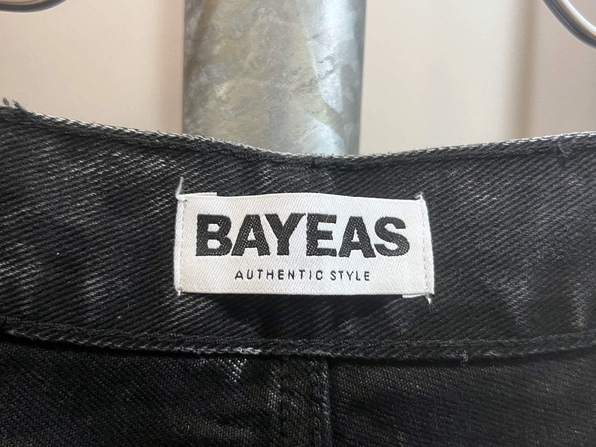 10s Stone Wash Barrel Balloon Denim Pants