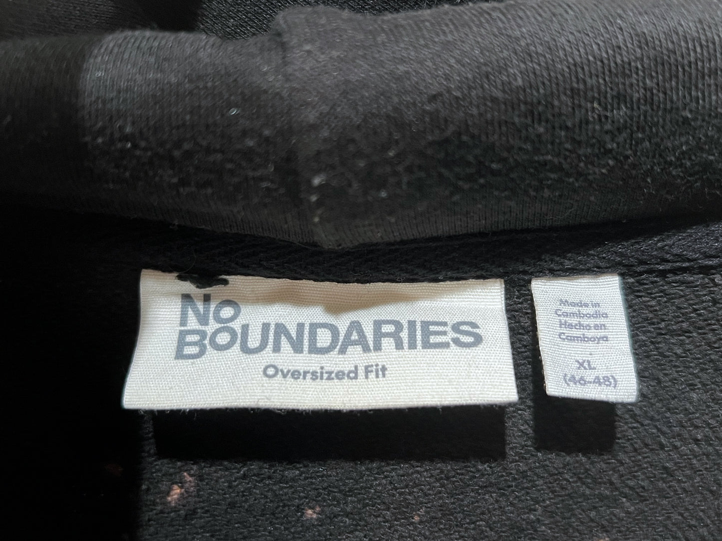 No Boundaries Splatter Oversized Hoodie