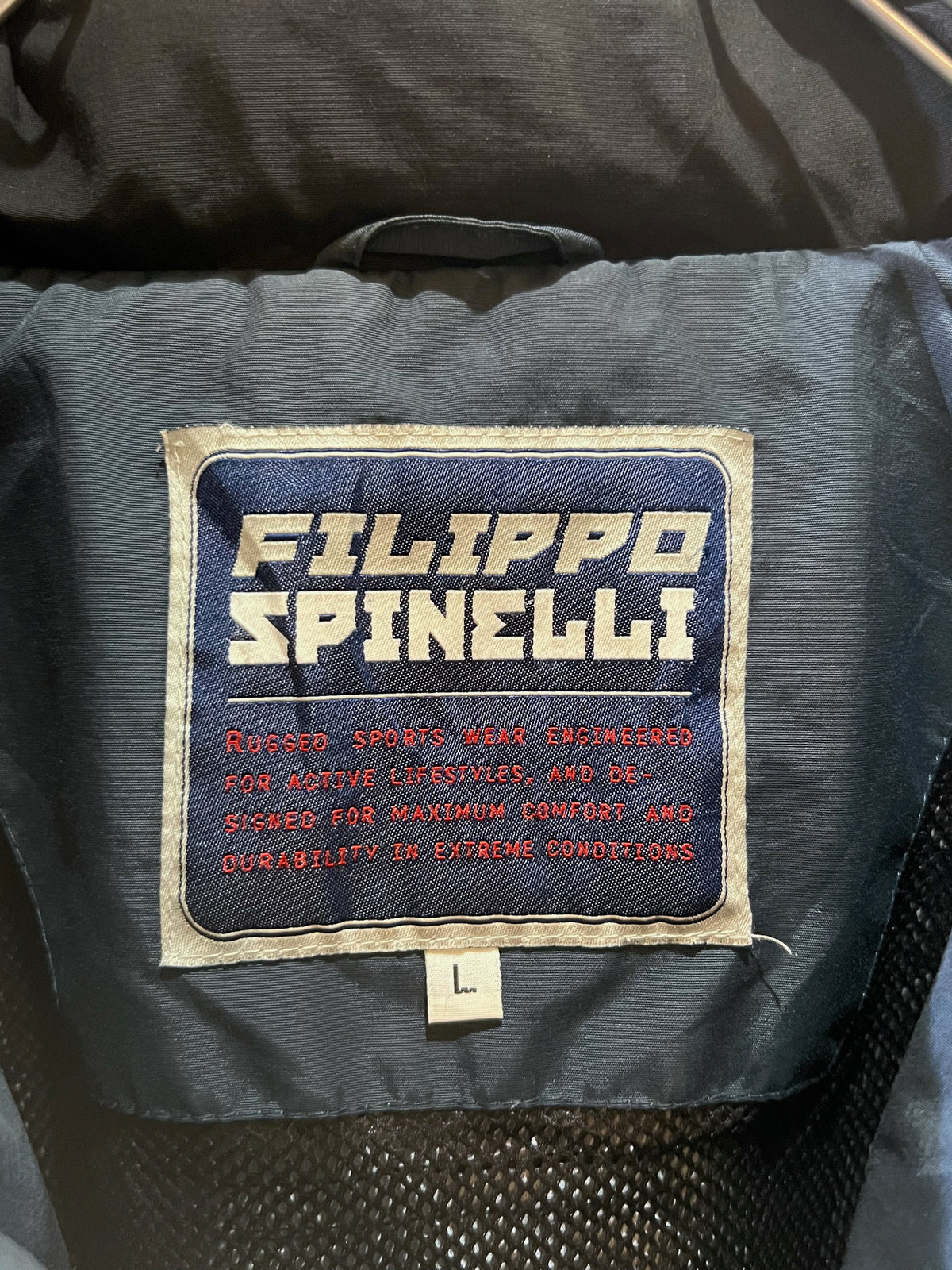 00s FILIPPO SPINELLI Colorblock Nylon Jacket