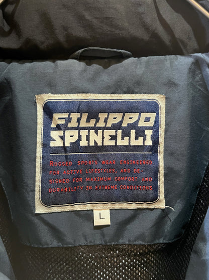 00s FILIPPO SPINELLI Colorblock Nylon Jacket
