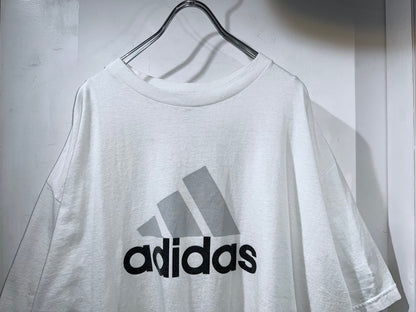 Old Adidas Logo Print T-Shirt