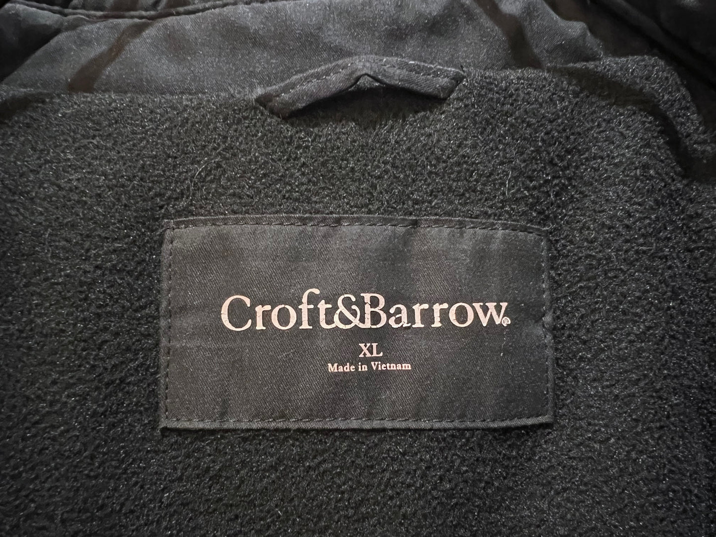 Croft & Barrow Quilt Fleece Lined Golf Jacket