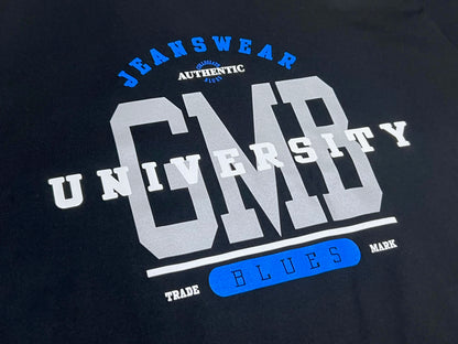 GAMBLING™︎ COLLEGIATE TEE BLK