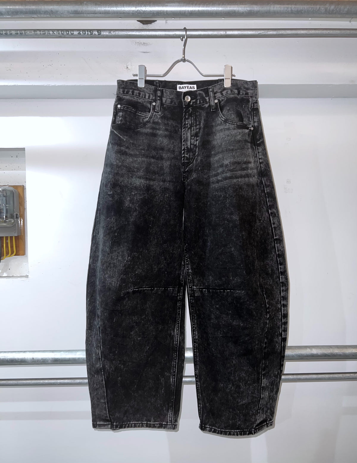 10s Stone Wash Barrel Balloon Denim Pants