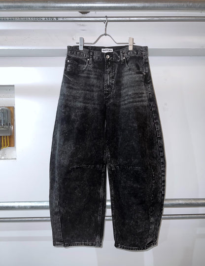 10s Stone Wash Barrel Balloon Denim Pants