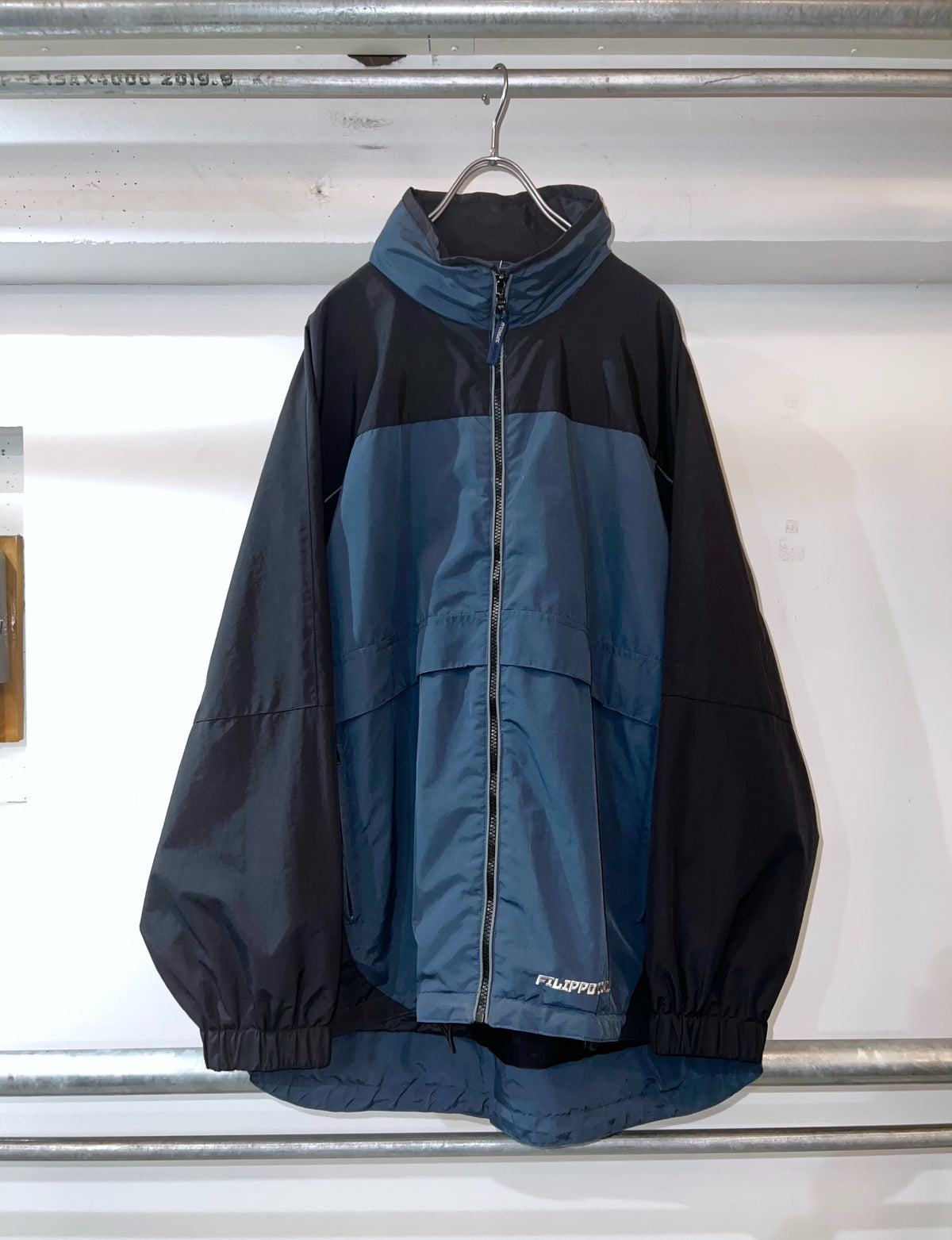 00s FILIPPO SPINELLI Colorblock Nylon Jacket
