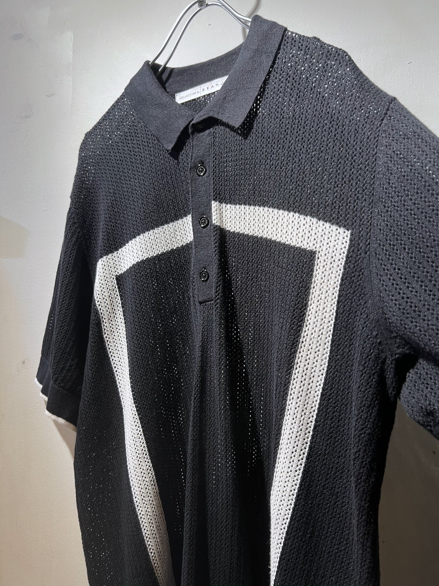 Sean John Oversized Net Polo