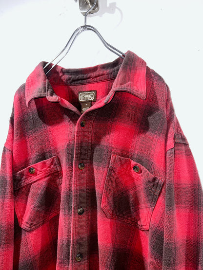 Old C.E. SCHMIDT Heavyweight Flannel Shirt