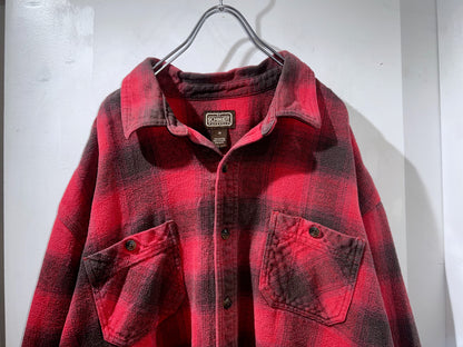 Old C.E. SCHMIDT Heavyweight Flannel Shirt