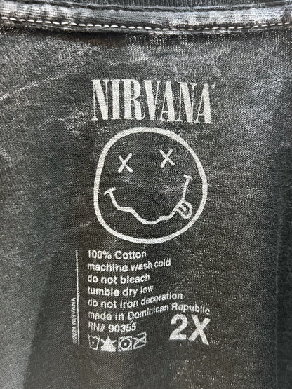 Nirvana Acid Black In Utero Tee