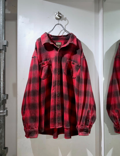 Old C.E. SCHMIDT Heavyweight Flannel Shirt