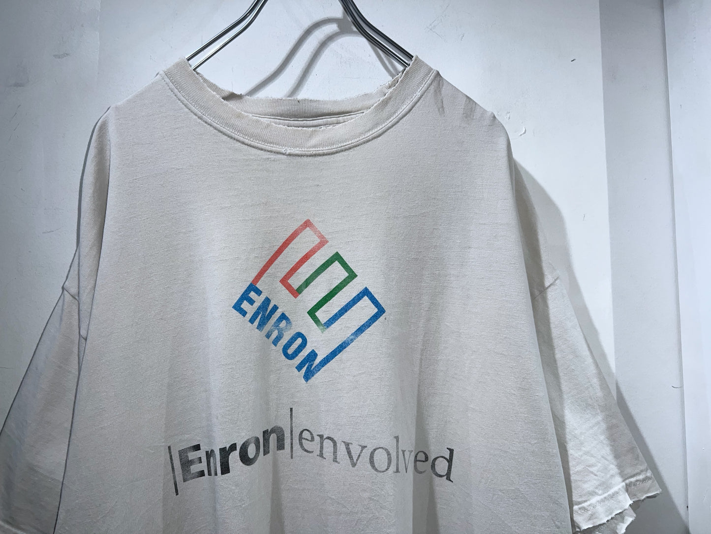 Old ENRON Logo Printed T-shirt