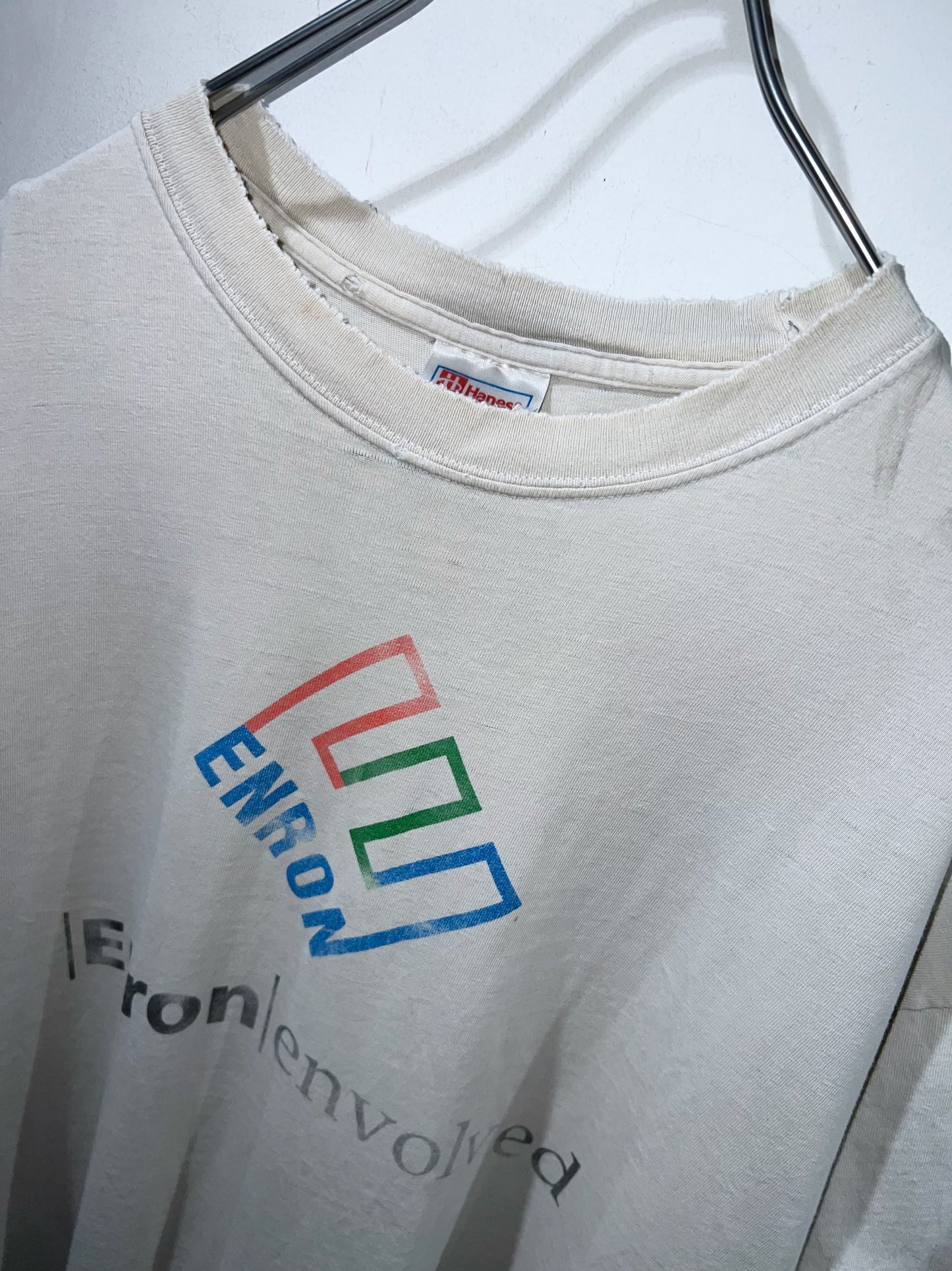 Old ENRON Logo Printed T-shirt