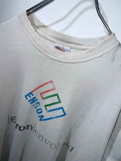 Old ENRON Logo Printed T-shirt
