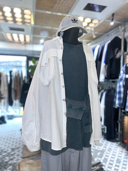 Perry Ellis Natural Cotton Design Shirt