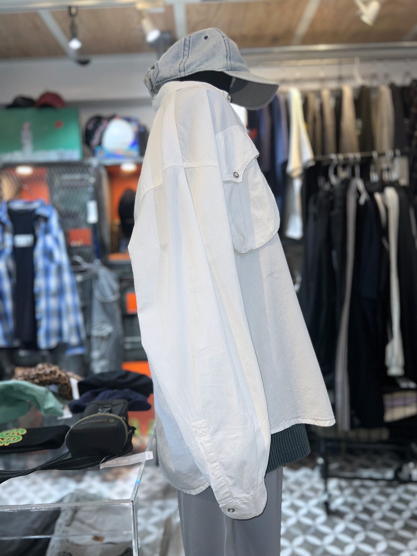 Perry Ellis Natural Cotton Design Shirt