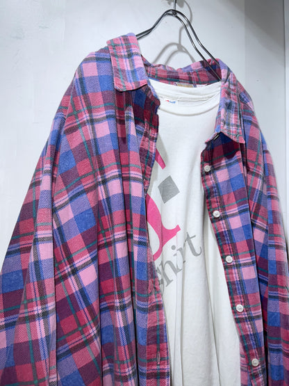 90s ROAMAN'S Oversized Flannel Shirt