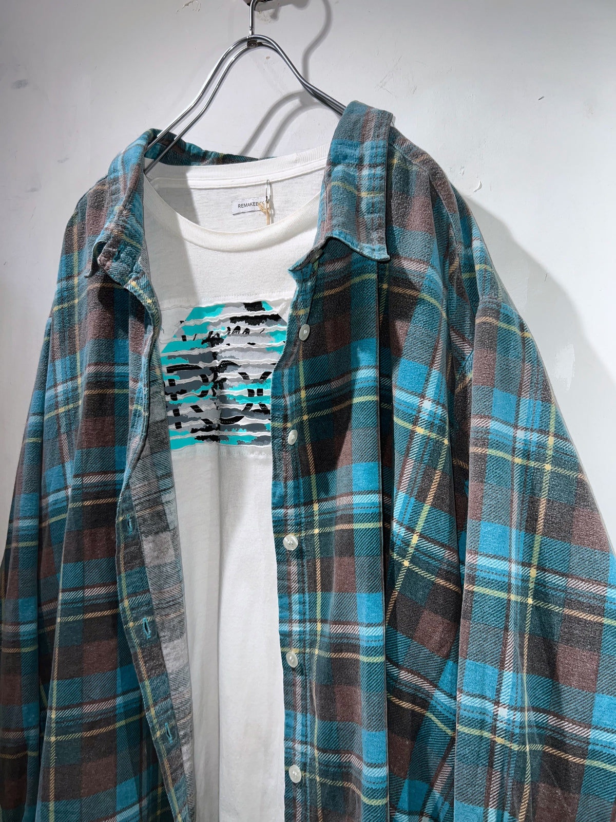 90s ROAMAN'S Oversized Flannel Shirt