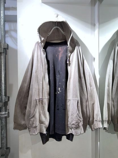 90s Bay Trading Thermal-lined Zip Up Hoodie