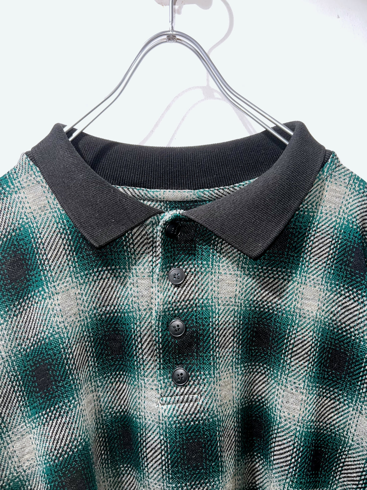 00s GREYSTONE Oversized Ombre Polo