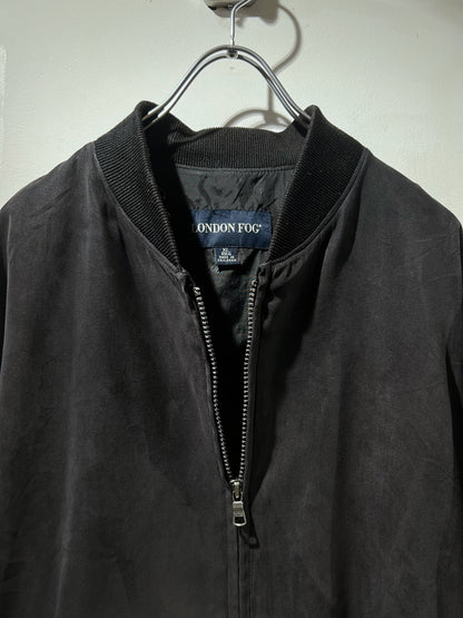 LONDON FOG Micro Suede Zip-up Blouson