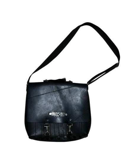 Rare Old MOSCHINO Rubber Coating 3Way Bag