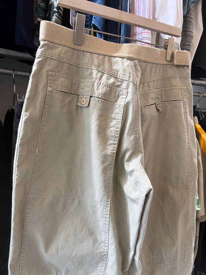 90s Vintage JIMMY'S Velcro Waist Wide Crop Pants