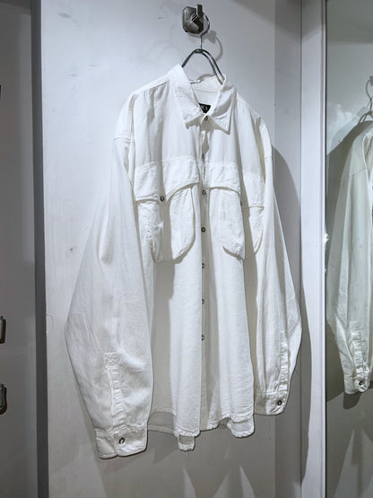 Perry Ellis Natural Cotton Design Shirt