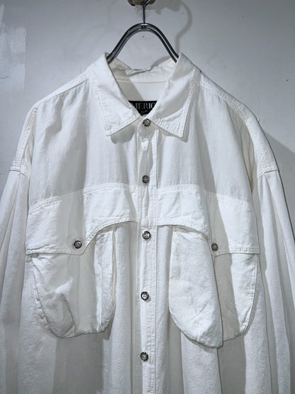 Perry Ellis Natural Cotton Design Shirt