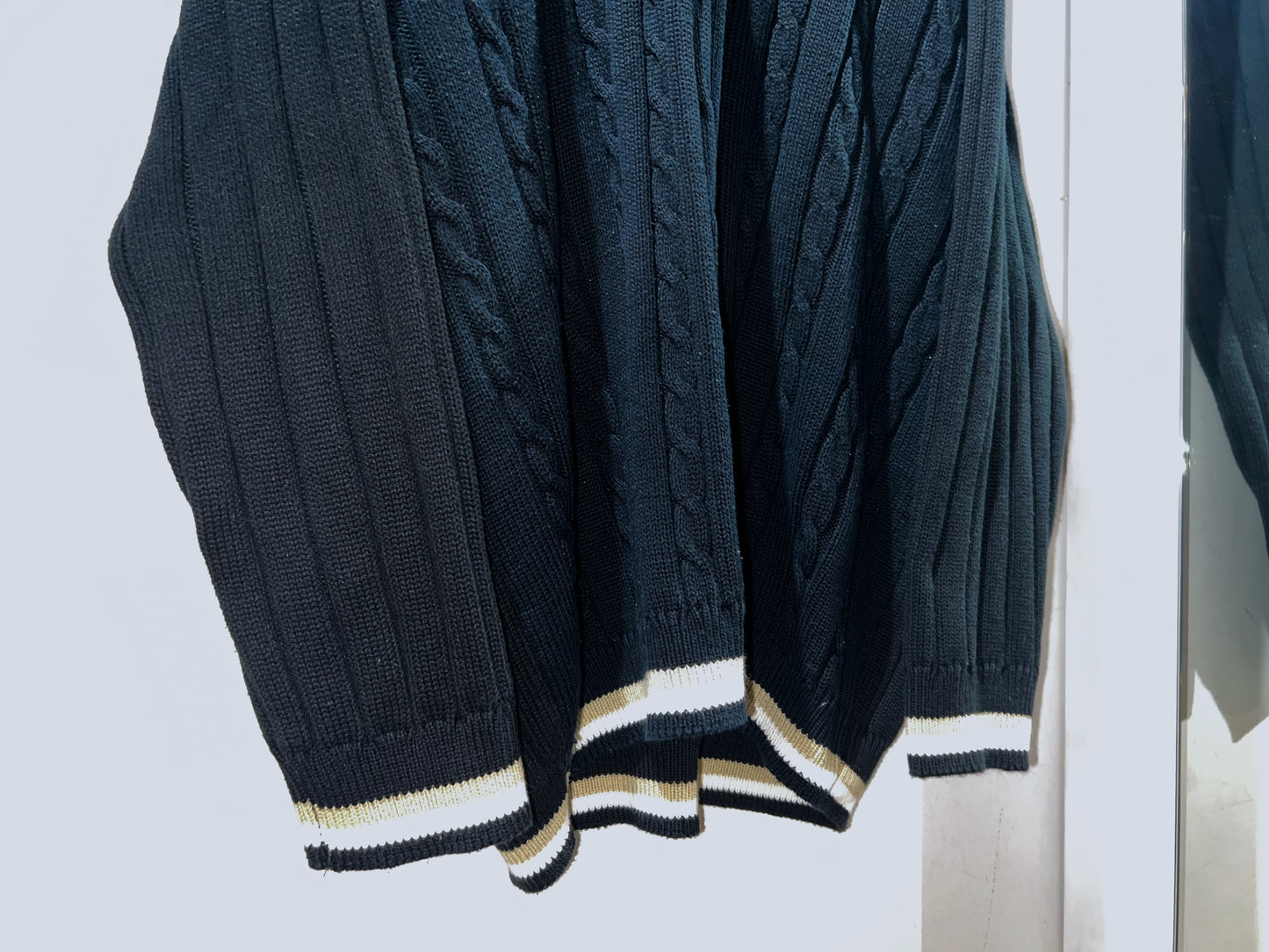 00s FUBU Tilden Knit Sweater