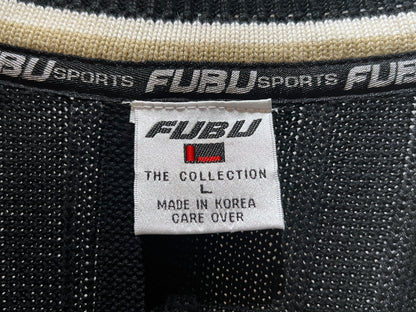 00s FUBU Tilden Knit Sweater