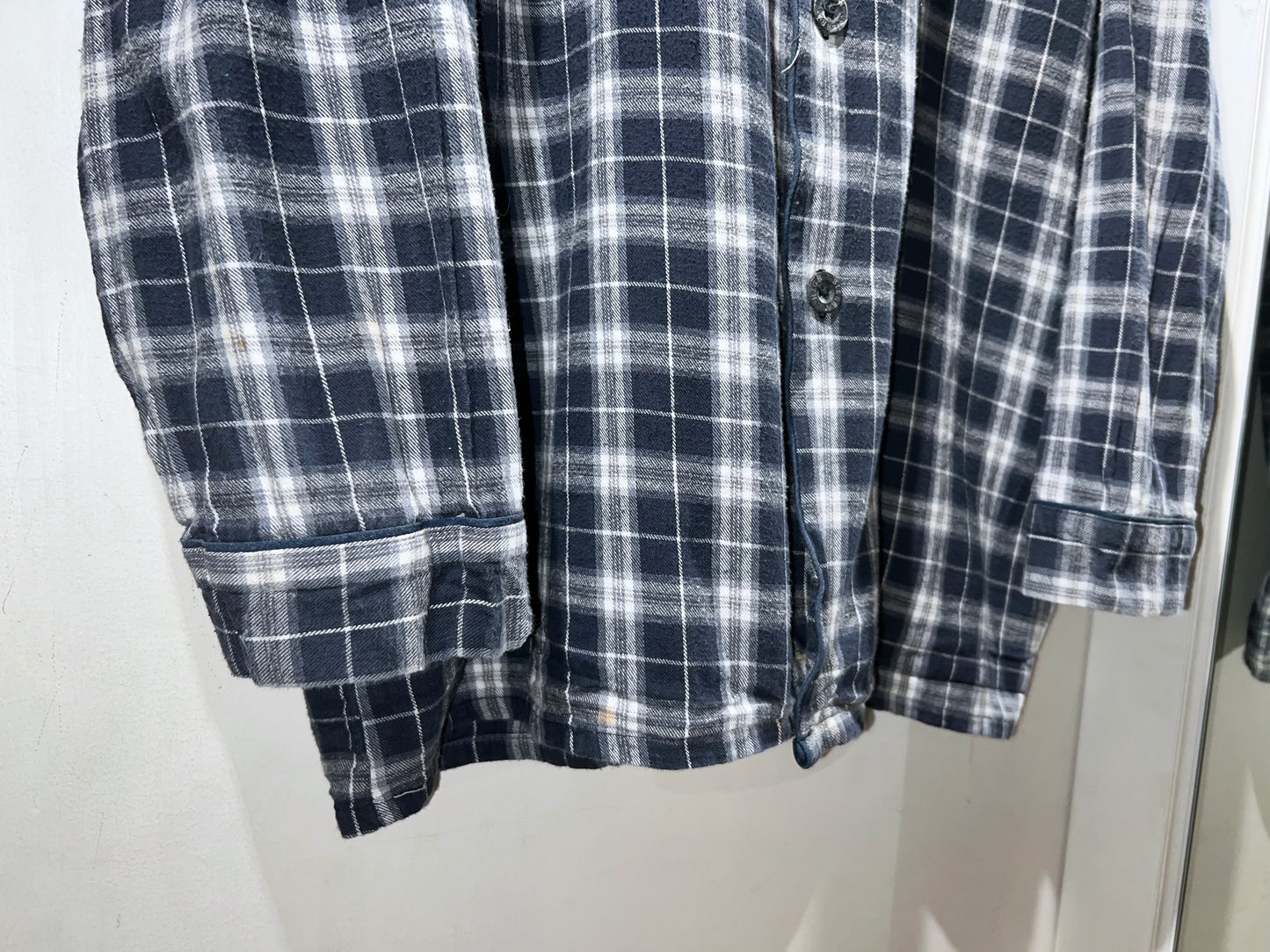 90s Vintage Cotton Pajamas Shirt