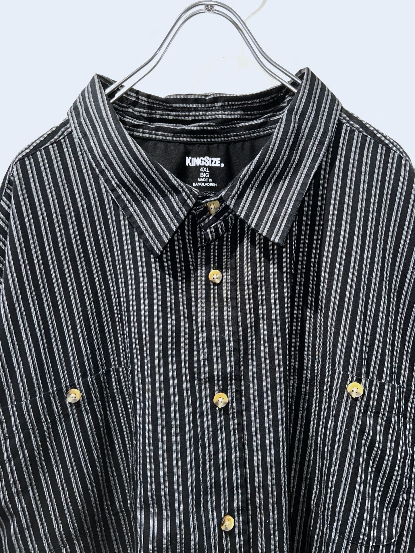KINGSIZE Oversized Striped Shirt