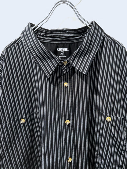 KINGSIZE Oversized Striped Shirt