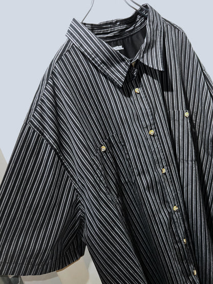KINGSIZE Oversized Striped Shirt