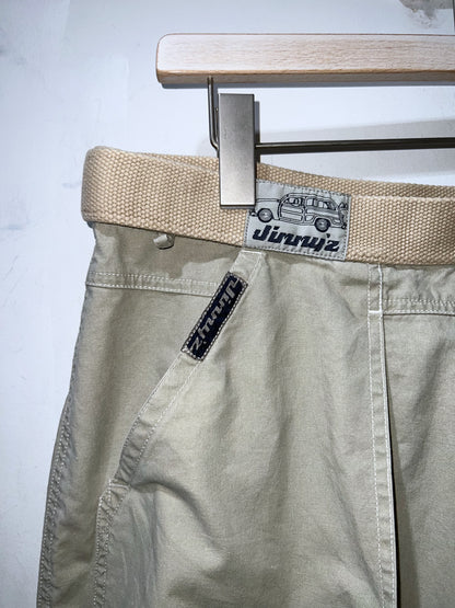 90s Vintage JIMMY'S Velcro Waist Wide Crop Pants