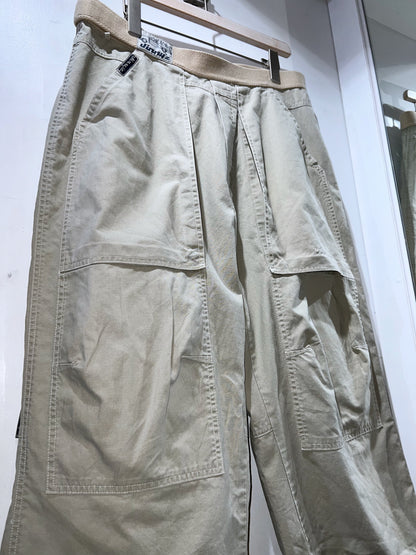 90s Vintage JIMMY'S Velcro Waist Wide Crop Pants