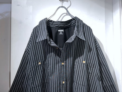 KINGSIZE Oversized Striped Shirt