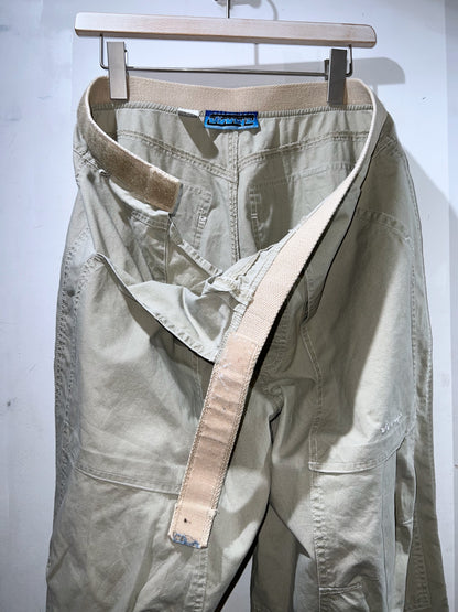 90s Vintage JIMMY'S Velcro Waist Wide Crop Pants