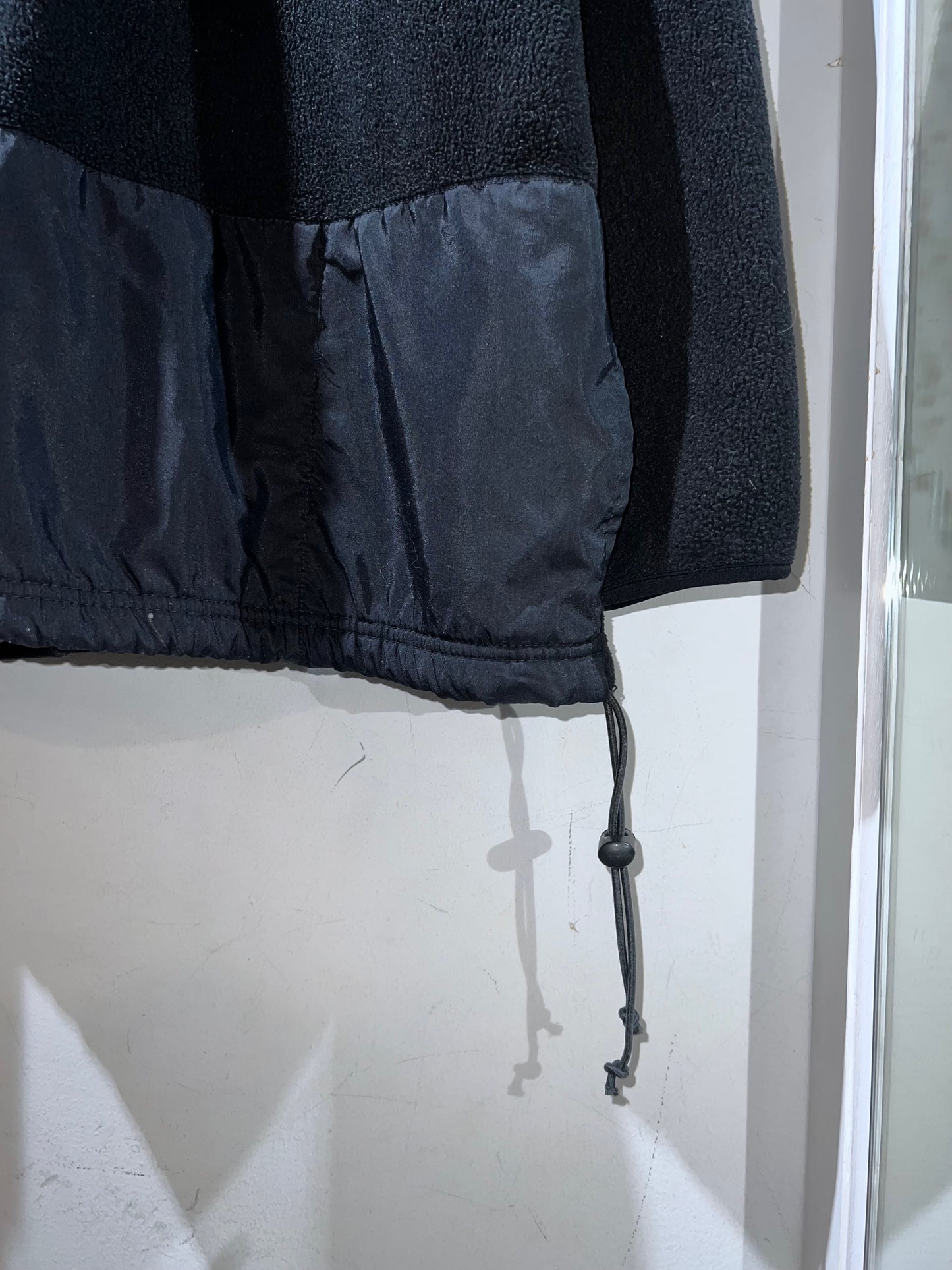 90s RHINOCEROS SPORT Fleece × Nylon Half-Zip Shirt