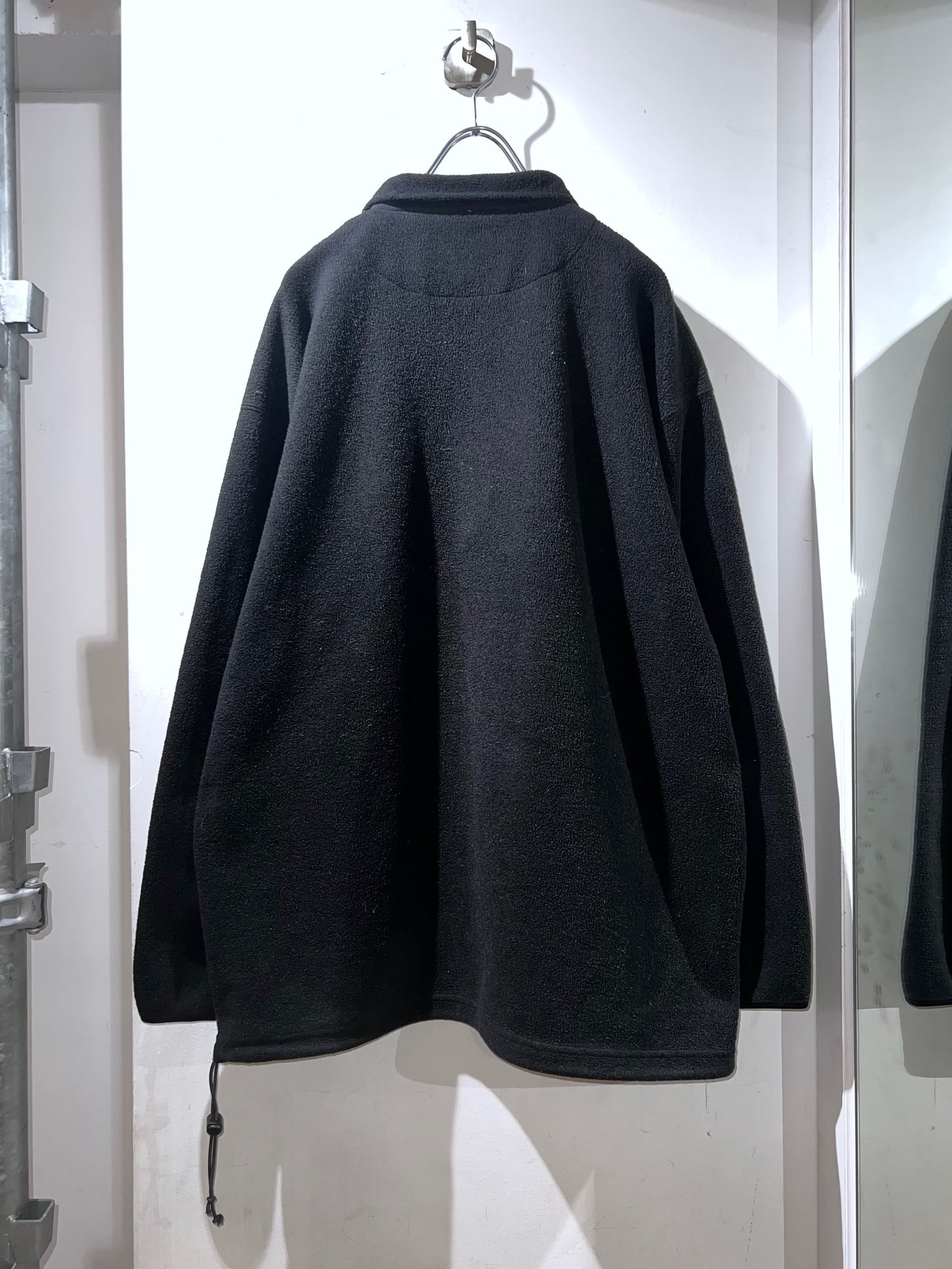 90s RHINOCEROS SPORT Fleece × Nylon Half-Zip Shirt